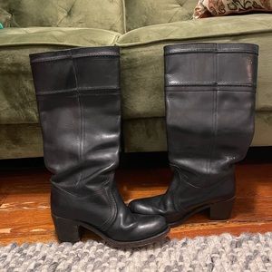 Frye tall black boots